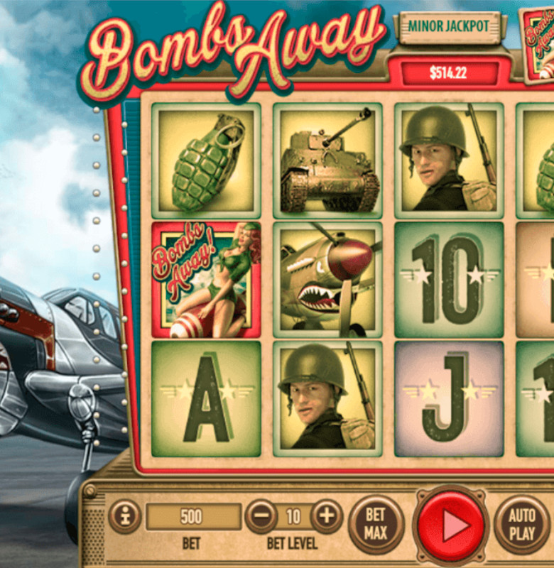 Bombs Away Slot Game at Vegas Aces Casino