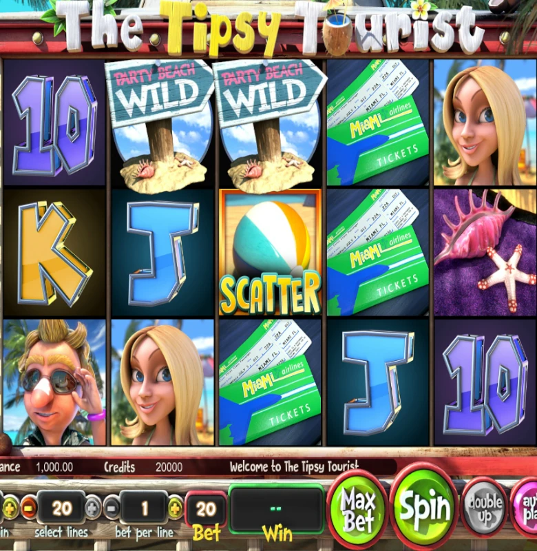 The Tipsy Tourist Slot Game