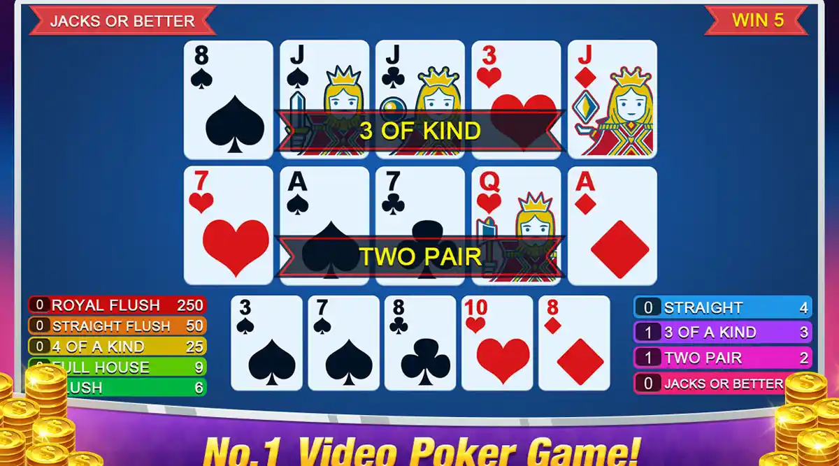 Multi Video Poker a Hot Poker Variant at Online Casinos