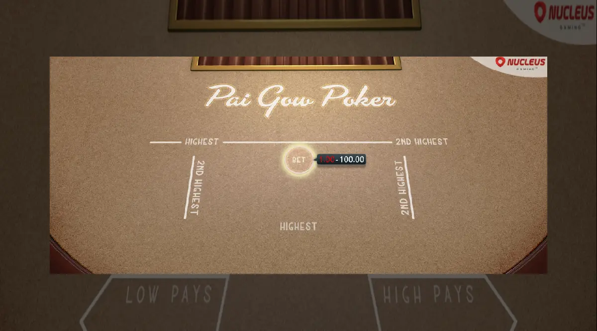 Pai Gow Poker | Nucleus Gaming